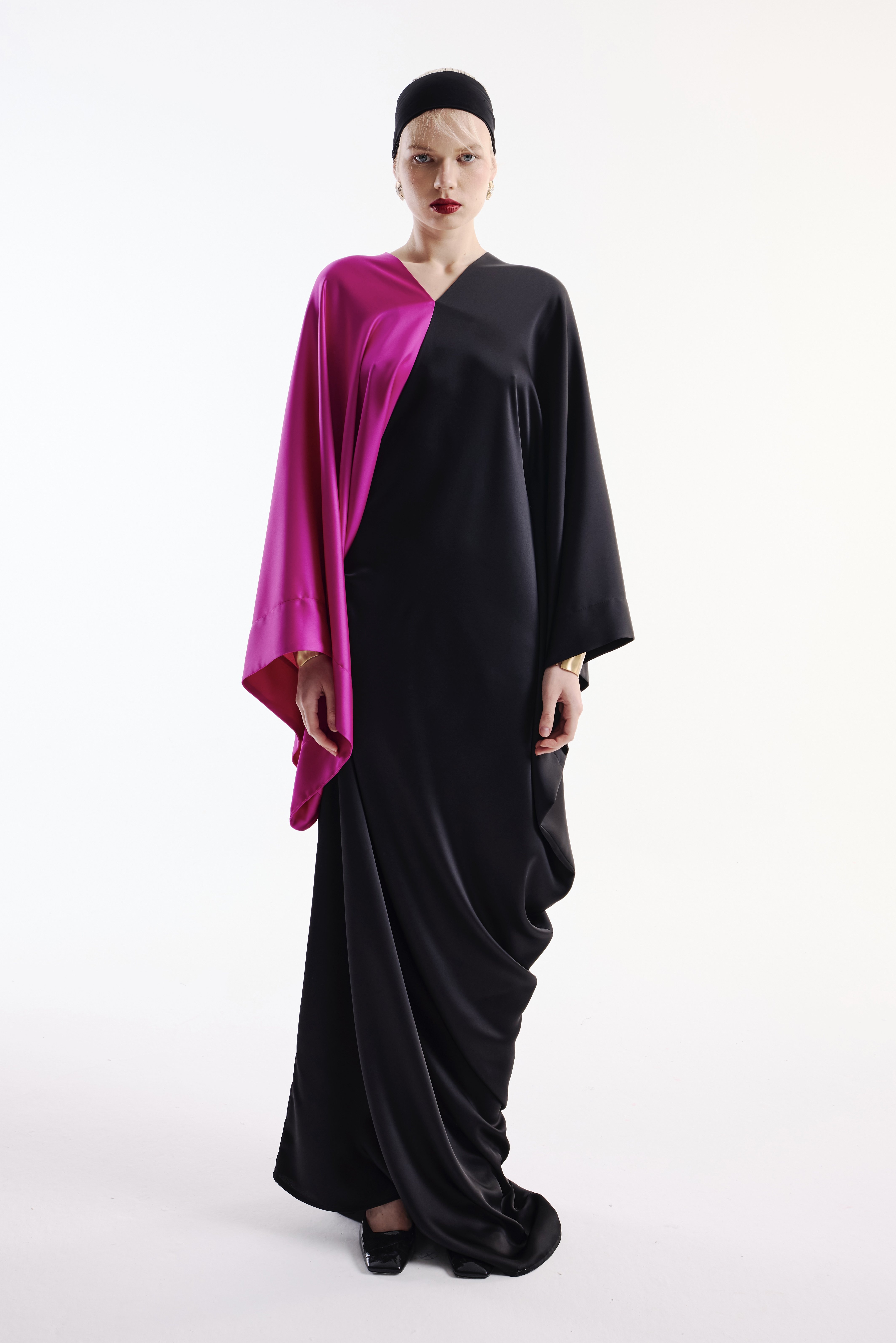 Asymmetrical Cut Dress with Stone Detail