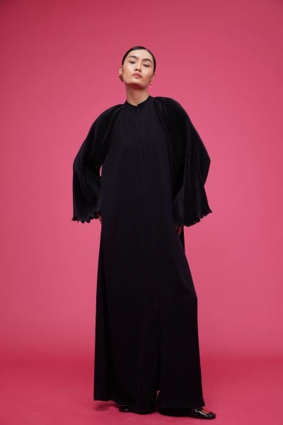 Pilise Kollu Abaya Siyah